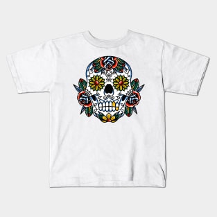 Skull // Skull Calavera Kids T-Shirt